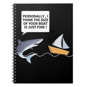 Funny Underbar White Shark Teeth-Bita Anteckningsbok
