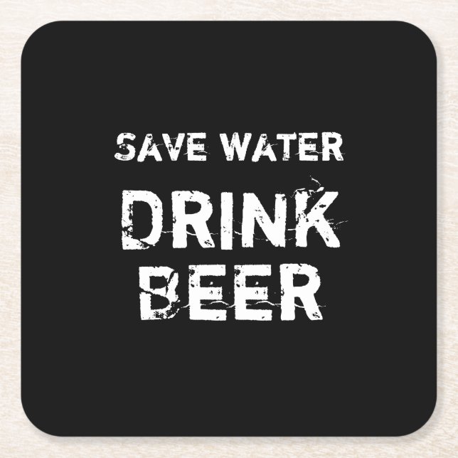 Funny Underlägg Papper Kvadrat (Framsidan)