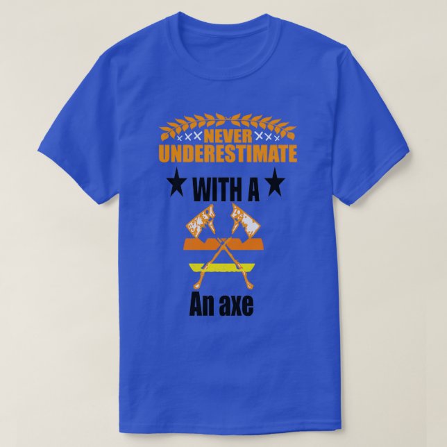 FUNNY underskattar aldrig T Shirt (Design framsida)