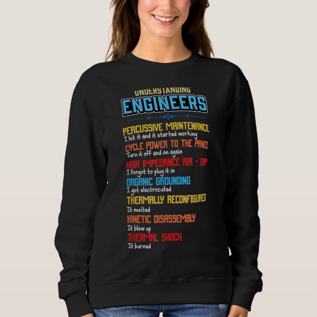 Funny Understanding Ingenjör och Funny Engineerin T Shirt (Framsida)