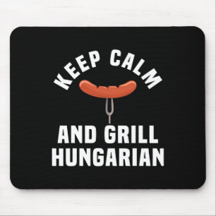 Funny ungersk korv Bbq Party Humor Quote Hung Musmatta