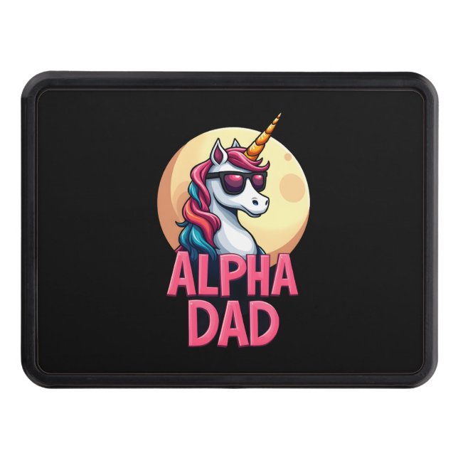 Funny Unicorn Dad Laufey Men Father's Day Christma Dragkroksskydd (Framsidan)