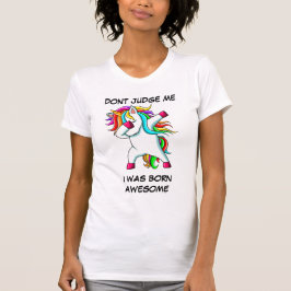 FUNNY UNICORN, född fantastisk T Shirt