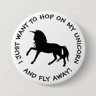 Funny Unicorn-knapp Knapp