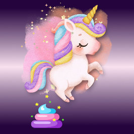Funny Unicorn Poop T Shirt
