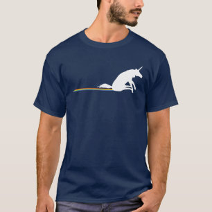 Funny Unicorn Pooping Rainbows T Shirt