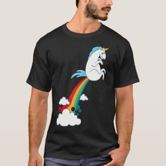funny unicorn rainbow fart unicorns couple  t shirt