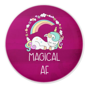 Funny Unicorn Sayed Magic AF Knopp
