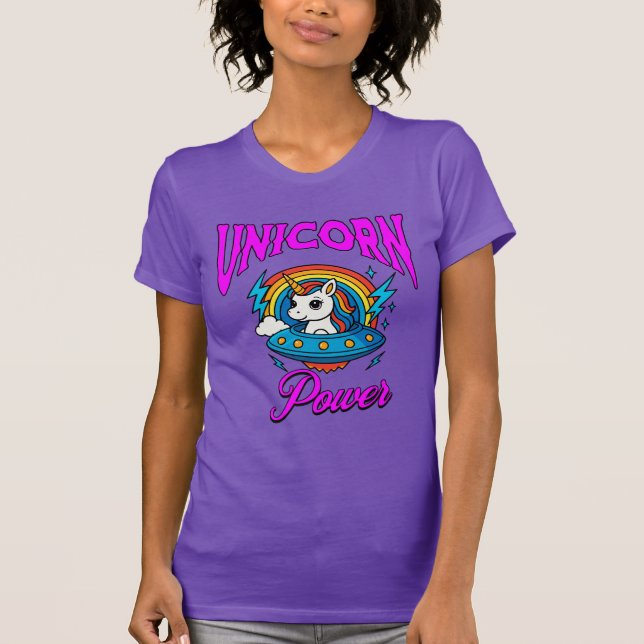 Funny Unicorn T-Shirt (Framsida)