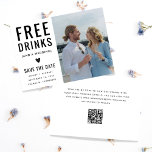 Funny, unik gratis ritning Qr-kodfoto Bröllop Spara Datumet<br><div class="desc">Roligt Unik gratis ritningar QR-kodfoto Bröllop spara datum (Redigera)</div>