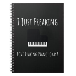 Funny Unique Gifts For Piano Players Pianist Lover Anteckningsbok