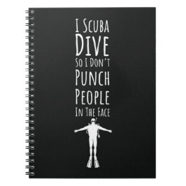 Funny Unique Scuba Diving Gifts Diver Snorkeling Anteckningsbok