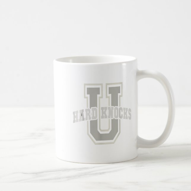 Funny University Of Hard Knocks Affirmation Colleg Kaffemugg (Höger)