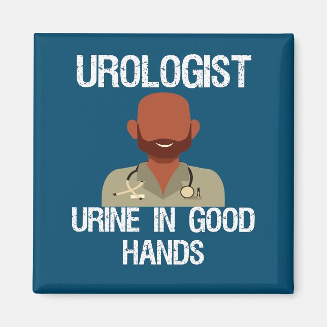 Funny Urologist Magnet (Framsidan)