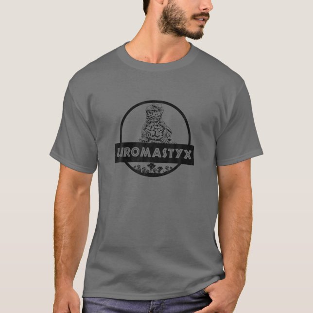 Funny Uromastyx Dino I Cute Agame Tee (Framsida)