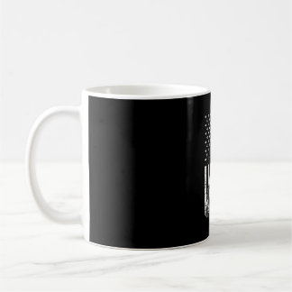 Funny US Flagga Jiu Jitsu Art for Martial Arts Kaffemugg