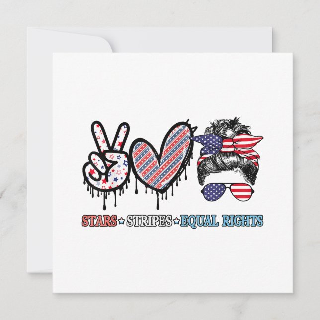 Funny US Flagga Patriotic (Framsida)