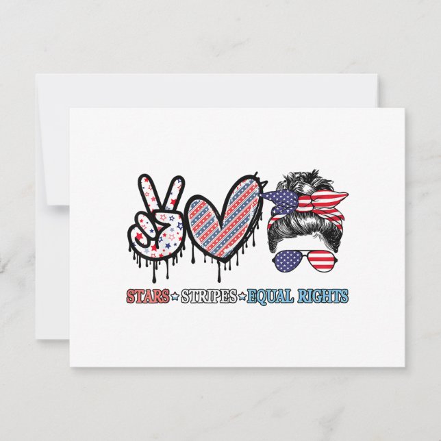 Funny US Flagga Patriotic (Framsida)