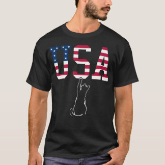 Funny Usa Cat Shirt Funny Usa Shirt Usa Kitten T