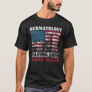 Funny USA Dermatology Gift Manar Women American De T Shirt
