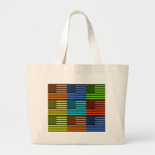 Funny USA flagga Jumbo Tygkasse