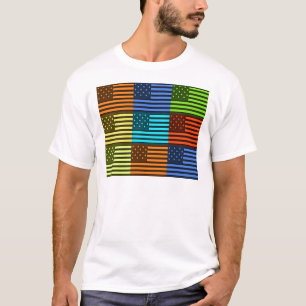 Funny USA flagga T Shirt
