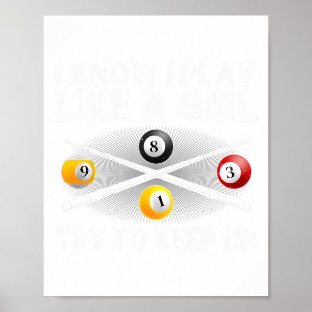 Funny utformning av Bassäng för kvinnliga flickor  Poster (Framsidan)