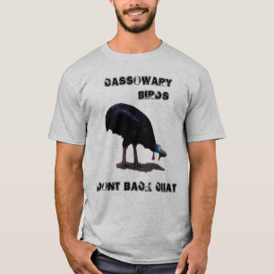 Funny utformning av Chattan för Cassowary Birds Ba T Shirt