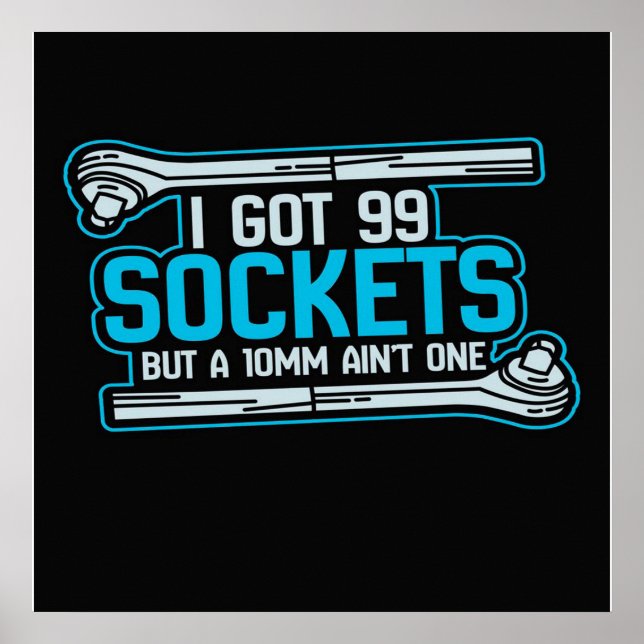 Funny utformning av fordonsmekanik | Mekaniskt arb Poster (Framsidan)