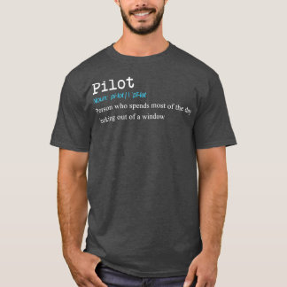 Funny utformning av pilotens definitionsutkast t shirt