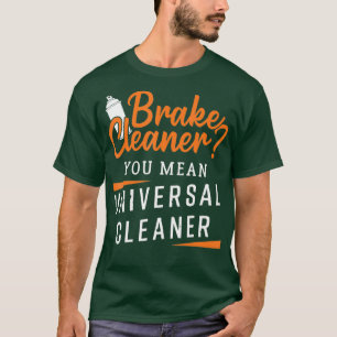 Funny utformning av rengöringsmedel för bromsar t shirt
