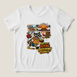Funny Vacation Chaos Cartoon Design T Shirt
