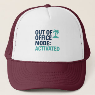 Funny Vacation Truckerkeps - Work Break Gift