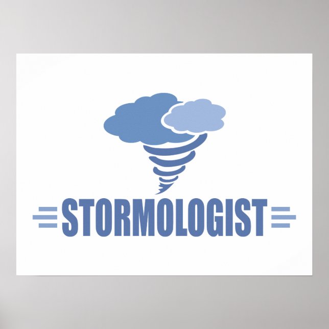 Funny Väder, Storm Poster (Framsidan)