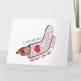 Funny Valentindagen Kärlek Pun Lovecore Aesthetic Kort