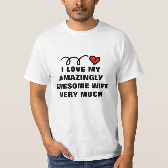 Funny Valentindagen T-Shirt | för manar gåva (Framsida)