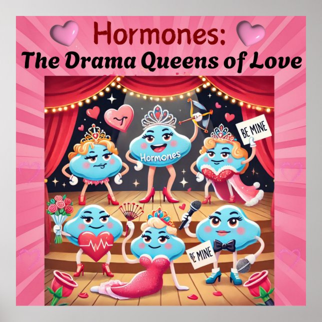 Funny Valentine Art Poster (Framsidan)