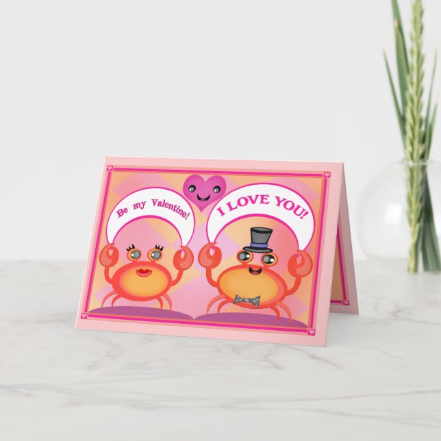 Funny Valentine Carb Greeting Card 3 Helgkort (Framsida)