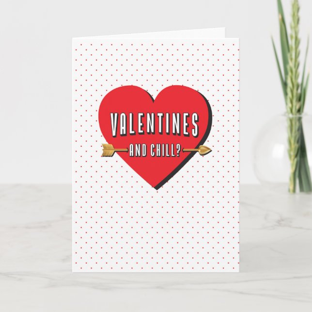 Funny Valentine Card Helgkort (Framsida)