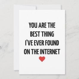 Funny Valentine Cards for Boyfriend, Birthday Card Julkort