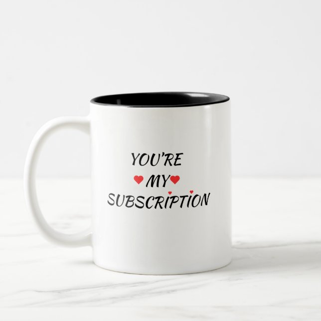 Funny Valentine Coffee Mug - Love You More Than Två-Tonad Mugg (Vänster)