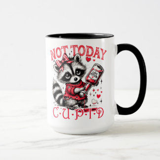 Funny Valentine Coffee Mugg, Raccoon Valentine Mug Mugg