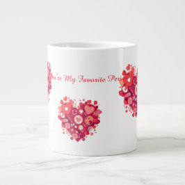 Funny Valentine Gift for Couple Jumbo Mugg