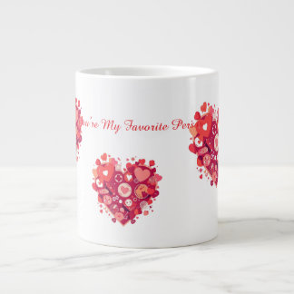 Funny Valentine Gift for Couple Jumbo Mugg