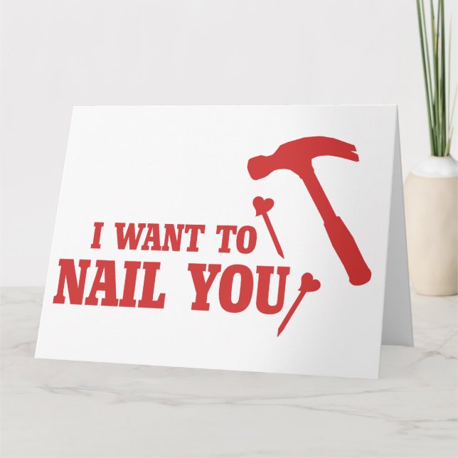 Funny Valentine Kort (Framsida)