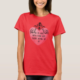 Funny Valentine pink heart T Shirt
