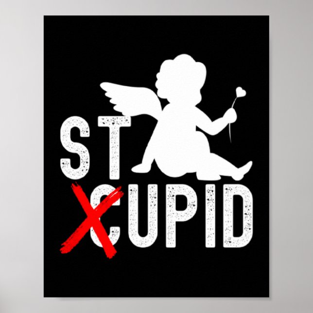 Funny Valentine S Day Cud Is Stud Premium  Poster (Framsidan)