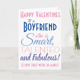 Funny Valentines Boykompis Kort