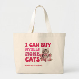 Funny Valentines dag Self kärlek Jumbo Tygkasse