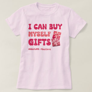 Funny Valentines dag Self kärlek T Shirt